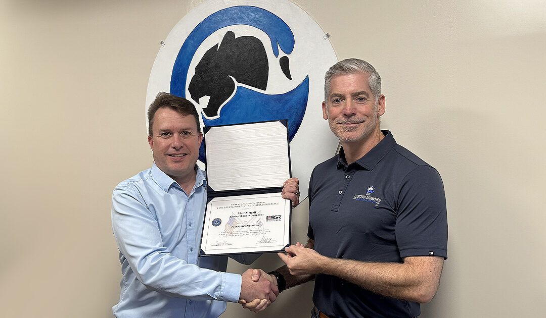 Matt Metcalf Receives Prestigious Patriot Award